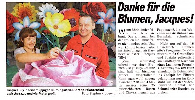 Düsseldorfer Express, 23.8.2006 Artikel im Wortlaut [/projekte/blumen/kunstblumen-event-2006/p-2006-08-23-expr-nrw-blumen-txt/]
